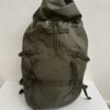 Vintage Trekkingrucksack olivgrün mit Rollverschluss