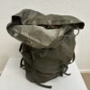 Vintage Trekkingrucksack olivgrün mit Rollverschluss