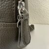 Vintage Leder Rucksack in Dunkelgrün kompakt