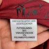 Vintage Damen Lederjacke rot MIRKEL mit Reverskragen