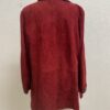 Vintage Damen Lederjacke rot MIRKEL mit Reverskragen