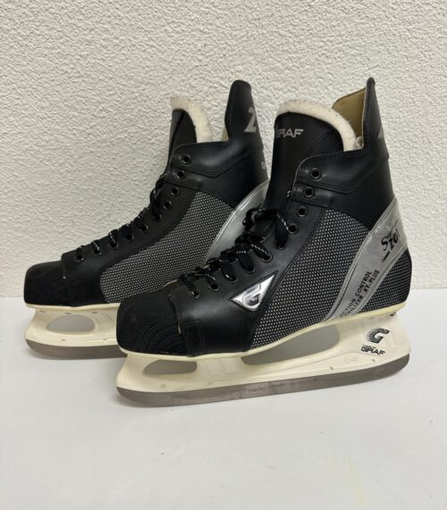 Eisschnelllaufskates GRAF schwarz mit 30 cm Kufen
