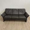 Modernes Dreisitzer Sofa in Dunkelbraun von Elastoform