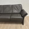 Modernes Dreisitzer Sofa in Dunkelbraun von Elastoform