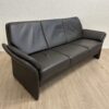 Modernes Dreisitzer Sofa in Dunkelbraun von Elastoform