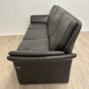 Modernes Dreisitzer Sofa in Dunkelbraun von Elastoform