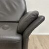 Modernes Dreisitzer Sofa in Dunkelbraun von Elastoform