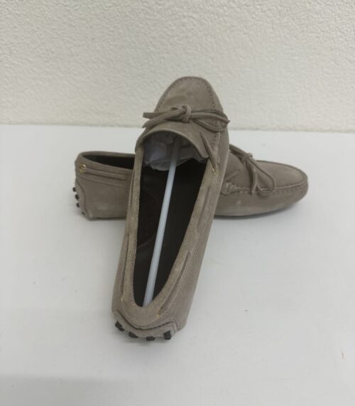 Damen Veloursleder Schuhe von Aurélien in Grau