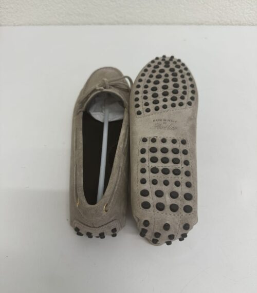 Damen Veloursleder Schuhe von Aurélien in Grau