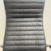 Relaxsessel schwarz mit Drehfuss und Fussstütze