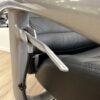 Relaxsessel schwarz mit Drehfuss und Fussstütze