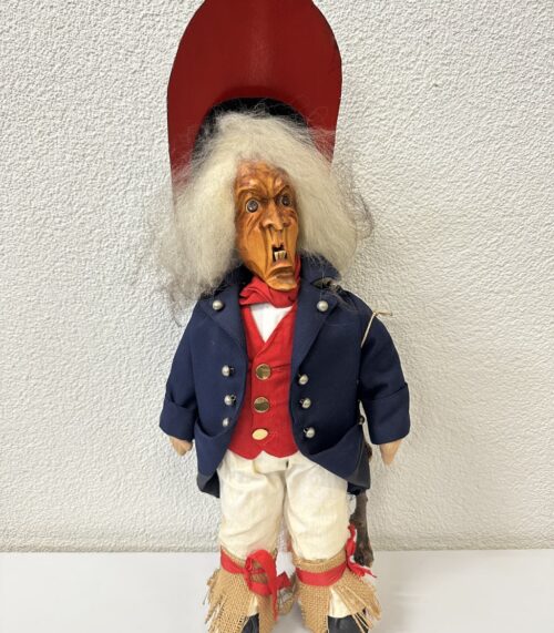Vintage folkloristische Holzpuppen Sammlung handgefertigt