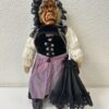 Vintage folkloristische Holzpuppen Sammlung handgefertigt