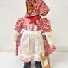 Vintage folkloristische Holzpuppen Sammlung handgefertigt