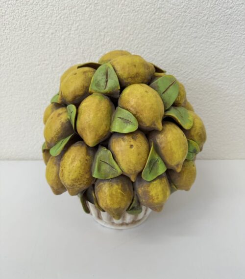 Vintage Keramik Zitronen Arrangement Bassano Italien