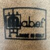 Vintage Klapphocker mit Ledersitz abef Made in Italy