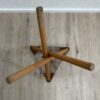 Vintage Klapphocker mit Ledersitz abef Made in Italy