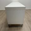 Modernes Wandsideboard weiss mit Metallfüssen