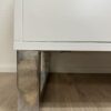 Modernes Wandsideboard weiss mit Metallfüssen