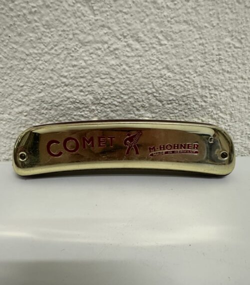 Vintage M.Hohner COMET Mundharmonika goldrot Tremolo