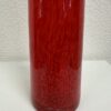 Vintage Glasvase in intensivem Rot modern