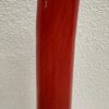 Vintage Glasvase in intensivem Rot modern