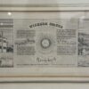 Vintage Druckgrafik im goldfarbenen Rahmen E. Huber Rorschach