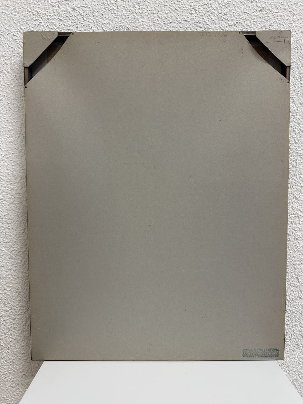 Antik Karikatur Aubert gerahmte politische Grafik