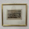 Vintage Rahmenbild Rorschach-Heiden-Bahn mit Landschaftsdruck