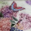 Vintage Nachttisch mit floralen Motiven und 2 Schubladen