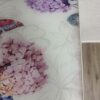 Vintage Nachttisch mit floralen Motiven und 2 Schubladen