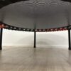 Bellicon Fitness-Trampolin rund Ø 125 cm schwarz rot