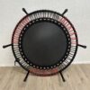 Bellicon Fitness-Trampolin rund Ø 125 cm schwarz rot