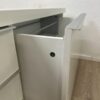 TV-Lowboard weiss mit Türen und Schublade modern