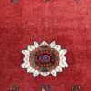 Vintage Orientteppich rot mit Blumenmuster 135 x 200 cm