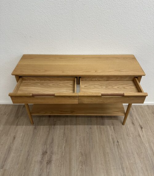Vintage Konsolentisch mit Schubladen aus Holz