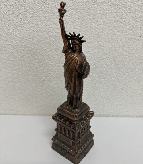 Vintage Freiheitsstatue Dekofigur in Bronzeoptik 37 cm