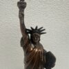 Vintage Freiheitsstatue Dekofigur in Bronzeoptik 37 cm
