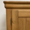 Vintage Kleiderschrank aus hellem Holz mit Schublade