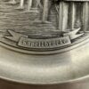 Vintage Zinn Wandteller Kapellbrücke Luzern achteckig