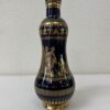 Vintage Metaxa Porzellanflasche blau mit 18K Golddekor