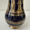 Vintage Metaxa Porzellanflasche blau mit 18K Golddekor