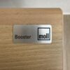 Höhenverstellbarer Schreibtisch moll mit Schublade auf Rollen
