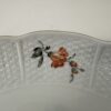 Vintage Porzellan Wandteller mit Blumen und Goldrand