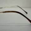 Vintage Lesebrille mit filigraner Metallfassung in Goldbronze