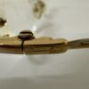 Vintage Lesebrille mit filigraner Metallfassung in Goldbronze