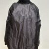Schwarze Oversized Jacke mit gewellter Struktur