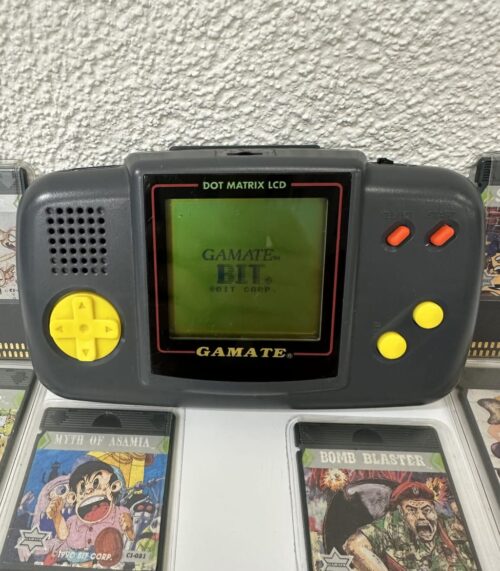 Vintage GAMATE Handheld Spielekonsole mit Spielekarten