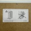 Vintage IKEA Bücherregal weiss mit 6 Fächern