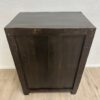 Vintage Dekoschrank mit asiatischer Handmalerei schwarz